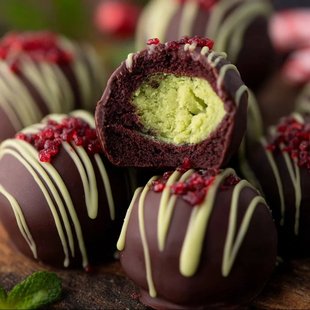 Grinch Oreo Truffles 17 Grinch Oreo Truffles