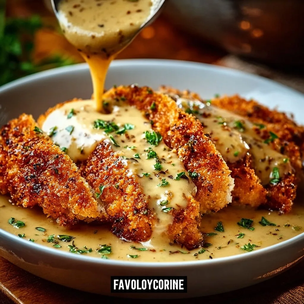 Crispy Parmesan Chicken with Rich Garlic Sauce 22 Crispy Parmesan Chicken with Rich Garlic Sauce