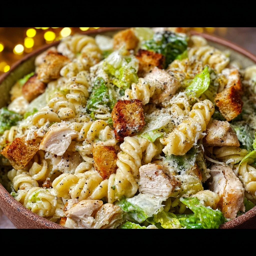 Chicken Caesar Pasta Salad 16 Chicken Caesar Pasta Salad
