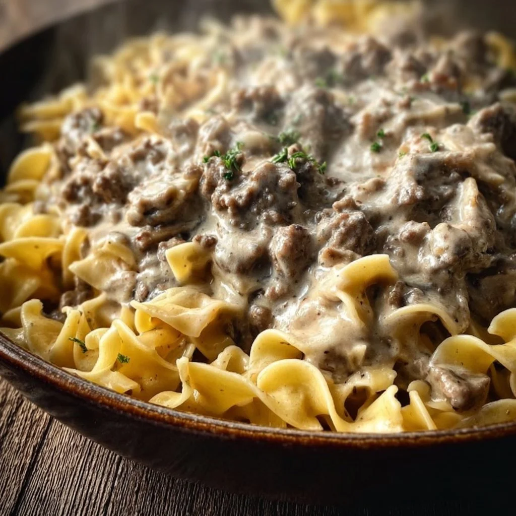 Ground Beef Stroganoff 21 Ground Beef Stroganoff