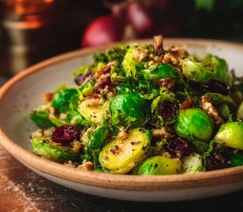 10 Minute Warm Brussels Salad with Whole 19 10 Minute Warm Brussels Salad with Whole-Grain Mustard Dressing