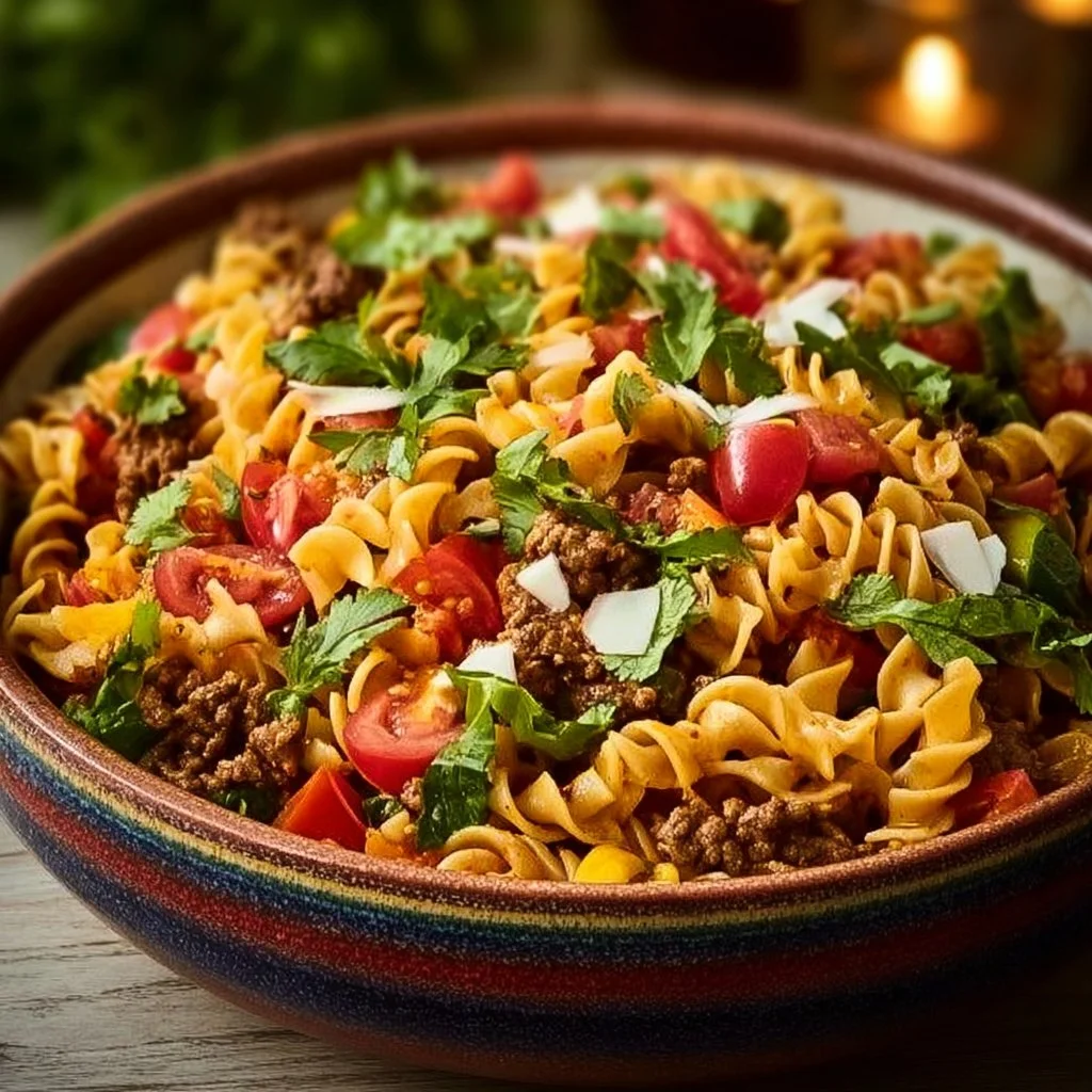 30-Minute Taco Pasta Salad 21 30-Minute Taco Pasta Salad