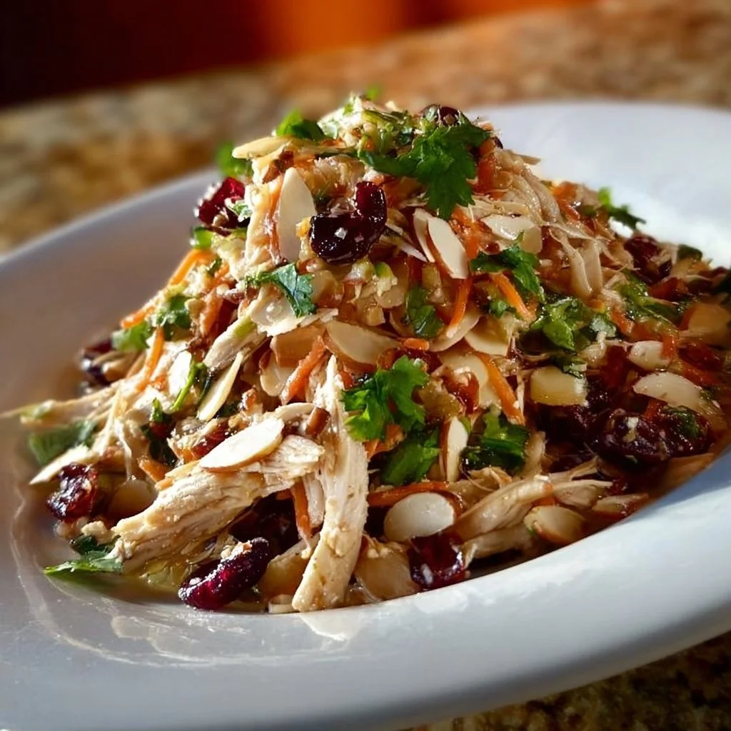 Asian Chicken Cranberry Salad 24 Asian Chicken Cranberry Salad