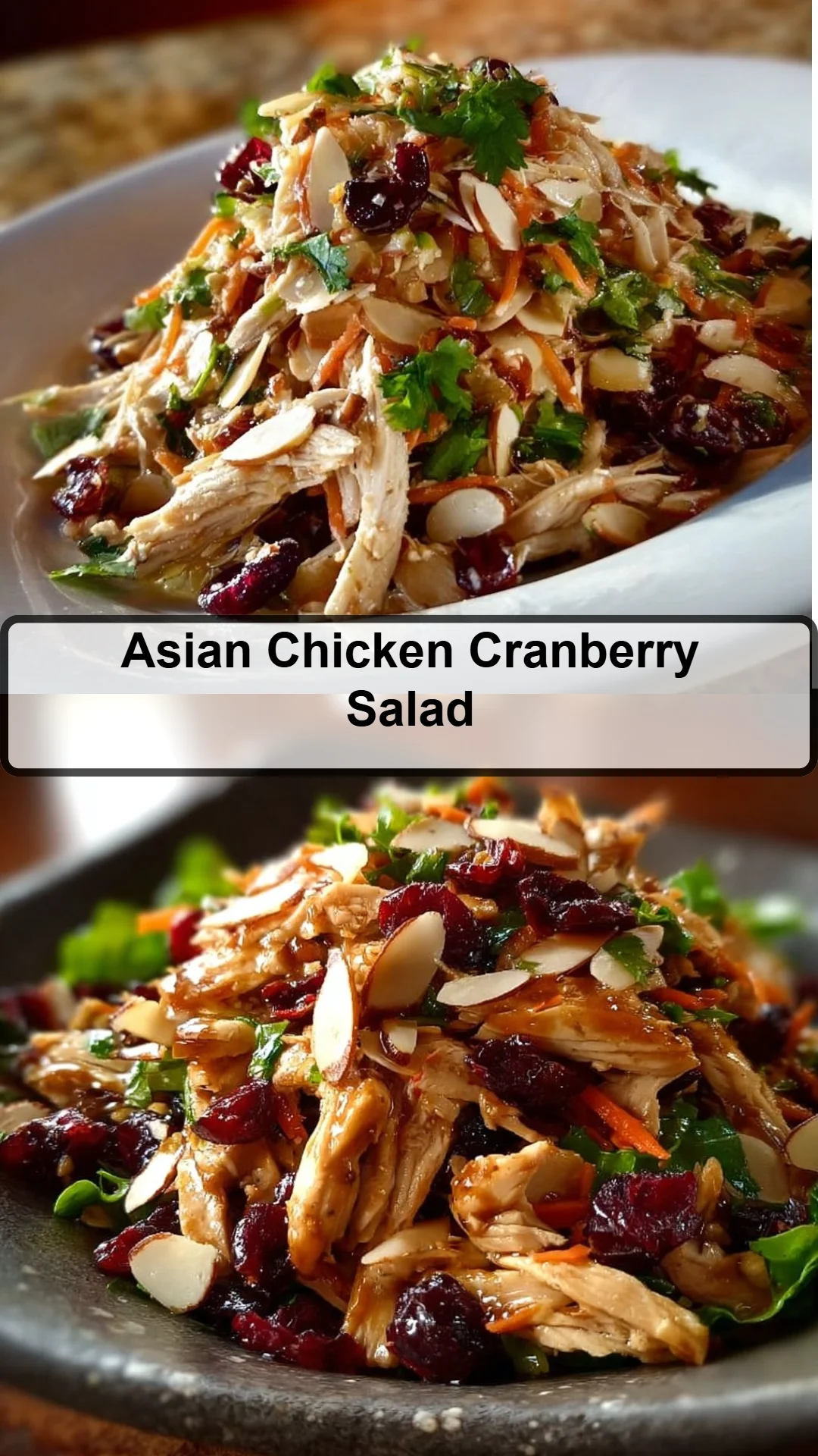 Asian Chicken Cranberry Salad 26 Asian Chicken Cranberry Salad