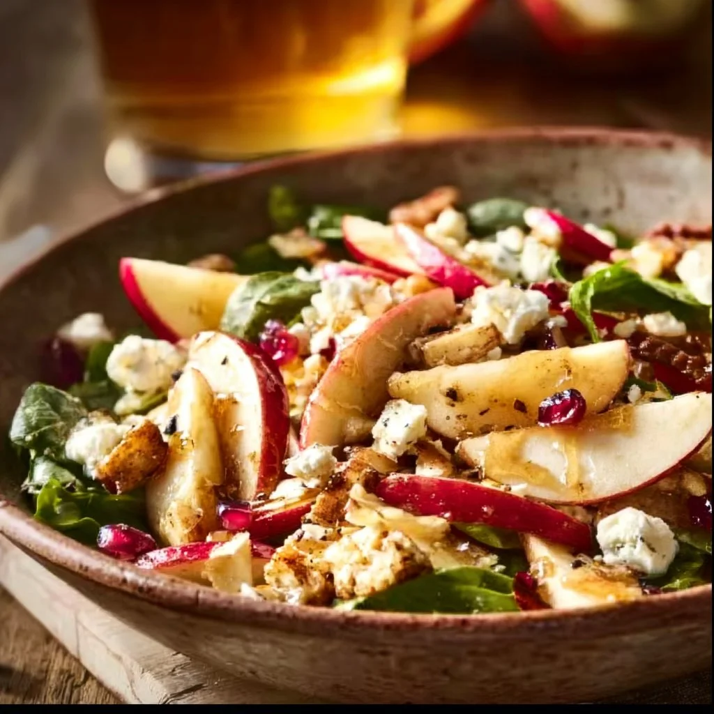 Autumn Harvest Honeycrisp Apple and Feta Salad