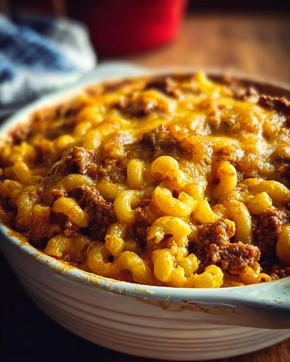 Cheesy Beef and Macaroni Casserole 22 Cheesy Beef and Macaroni Casserole
