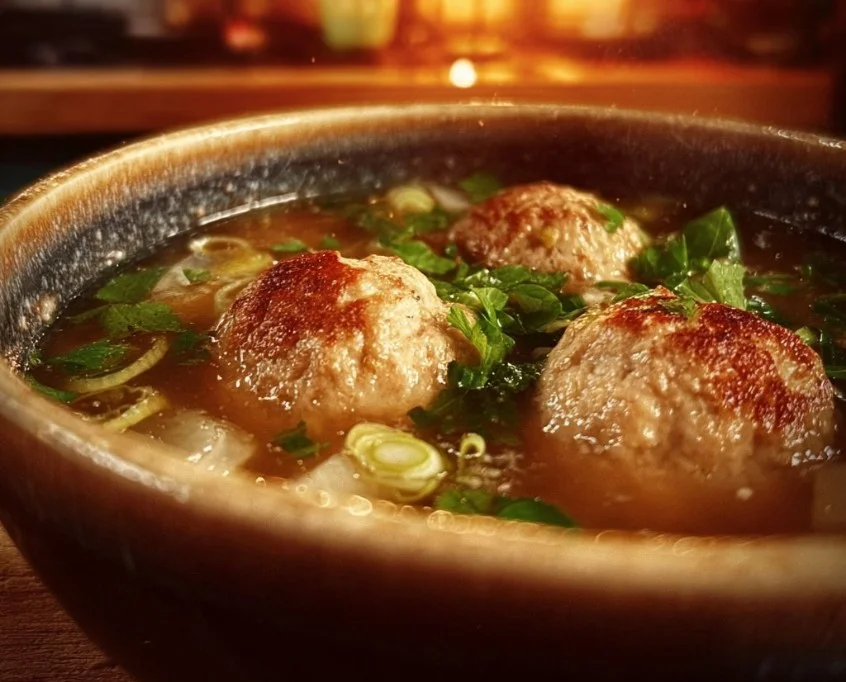 Chicken Meatball Soup 23 Chicken Meatball Soup