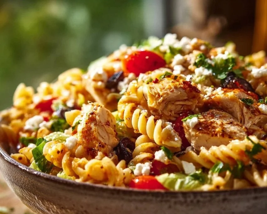 Chicken Taco Pasta Salad 20 Chicken Taco Pasta Salad