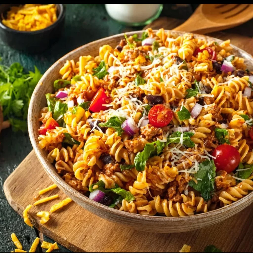 Cold Taco Pasta Salad 21 Cold Taco Pasta Salad