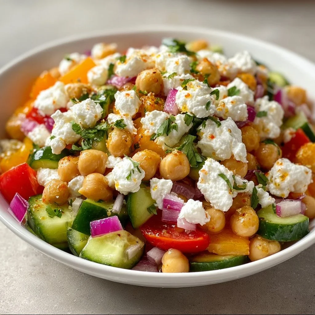 Cottage Cheese and Chickpeas Salad 24 Cottage Cheese and Chickpeas Salad
