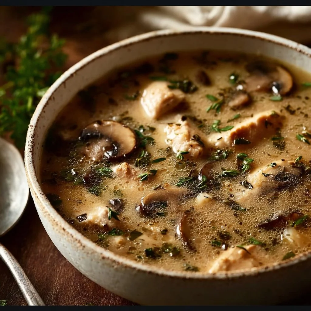 Creamy Chicken and Mushroom Soup 25 Creamy Chicken and Mushroom Soup