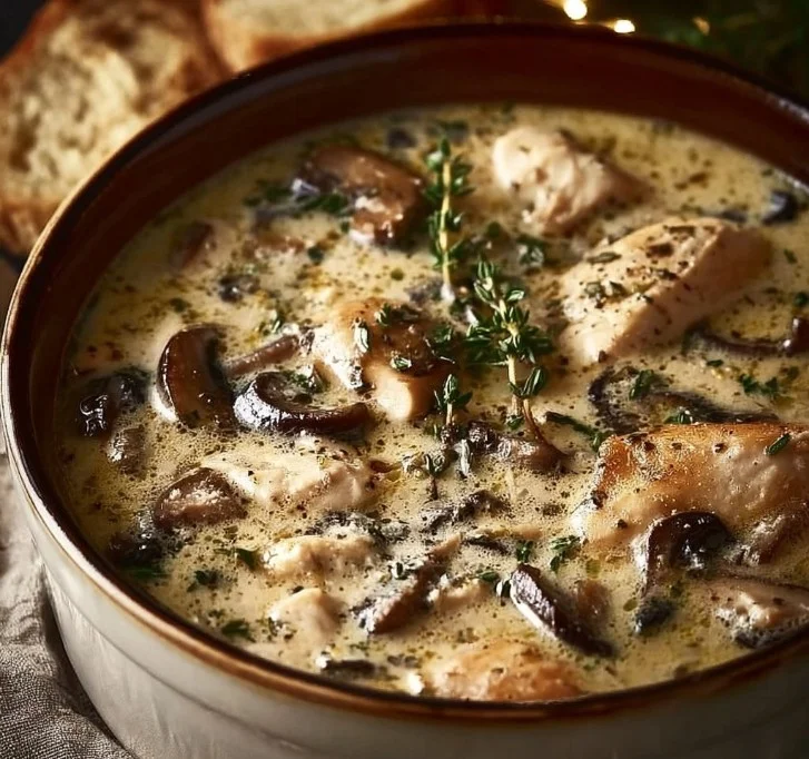 Creamy Chicken and Mushroom Soup 26 Creamy Chicken and Mushroom Soup