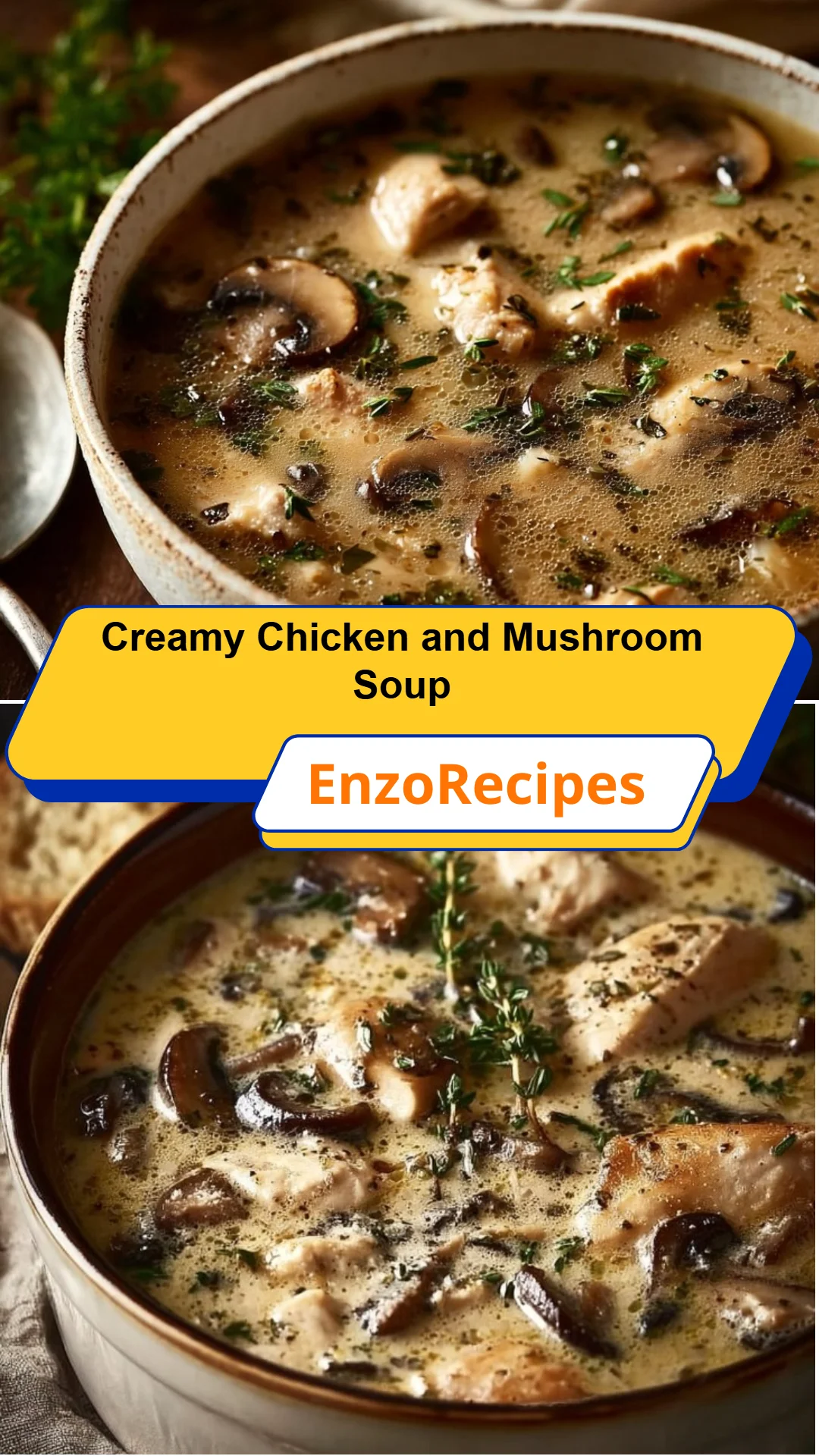 Creamy Chicken and Mushroom Soup 27 Creamy Chicken and Mushroom Soup