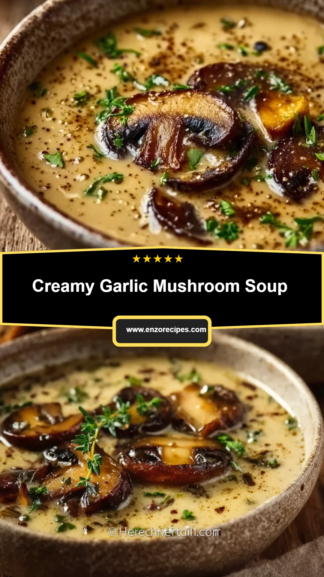 Creamy Garlic Mushroom Soup 23 Creamy Garlic Mushroom Soup