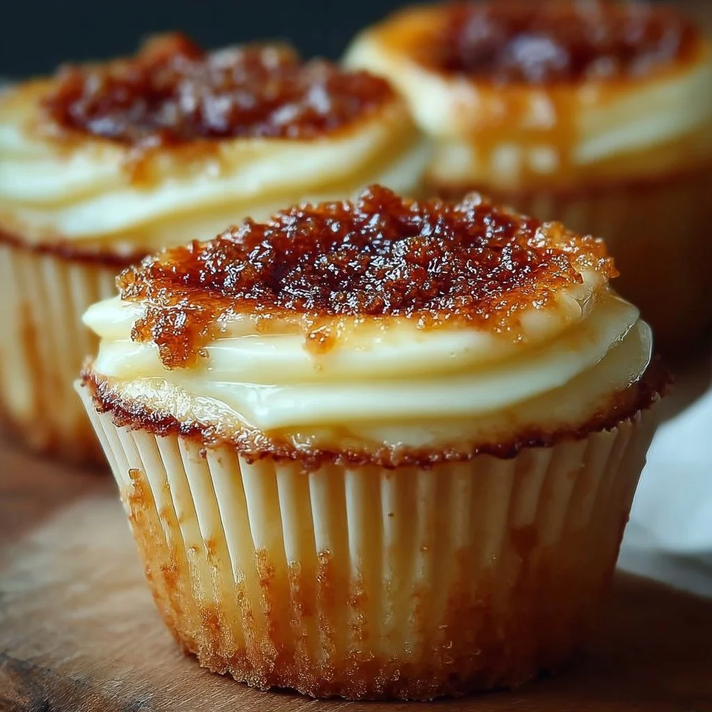 Decadent Vanilla Bean Crème Brûlée Cheesecake Cupcakes 28 Decadent Vanilla Bean Crème Brûlée Cheesecake Cupcakes
