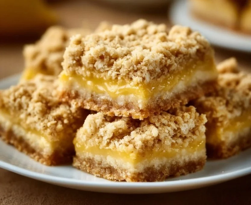Lemon Oatmeal Crumble Bars 22 Lemon Oatmeal Crumble Bars