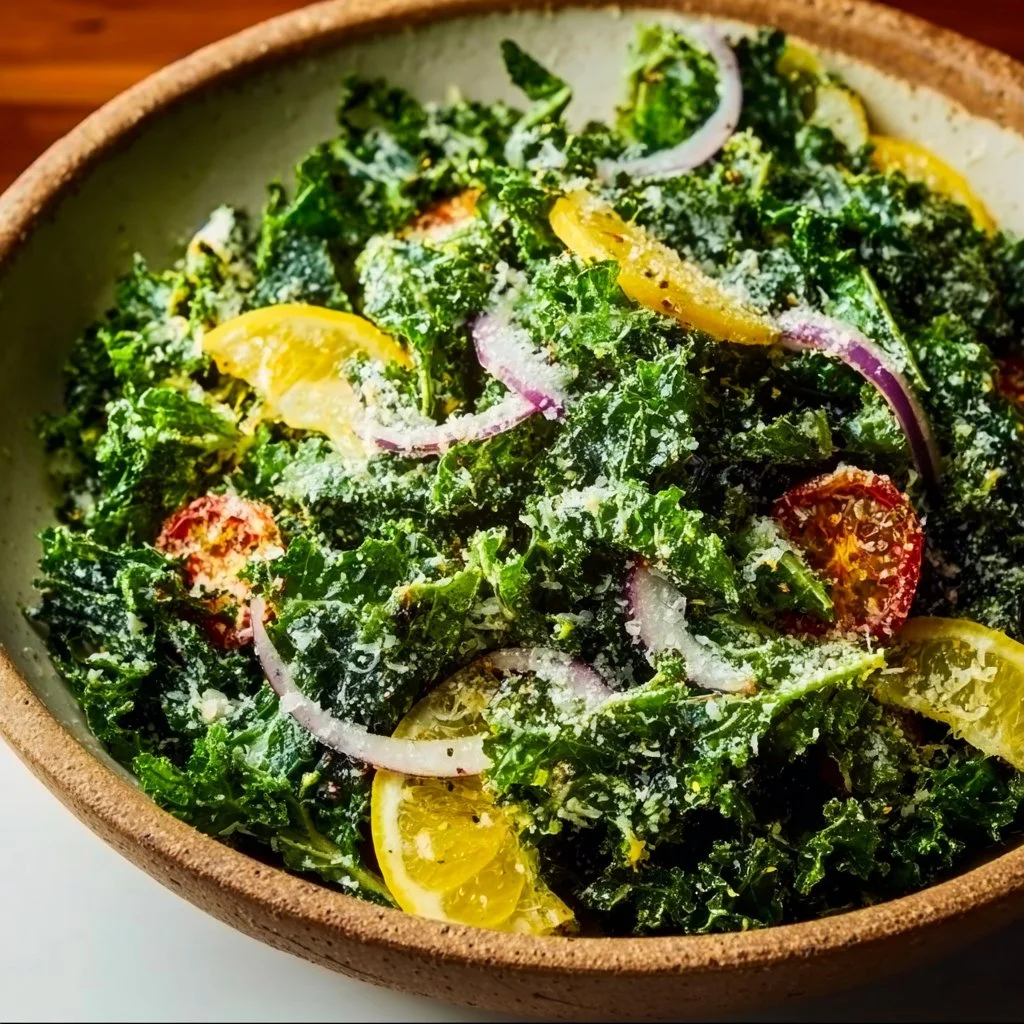 Lemon Parm Kale Salad 16 Lemon Parm Kale Salad