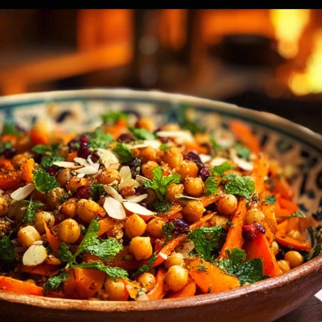 Moroccan Carrot and Chickpea Salad 20 Moroccan Carrot and Chickpea Salad