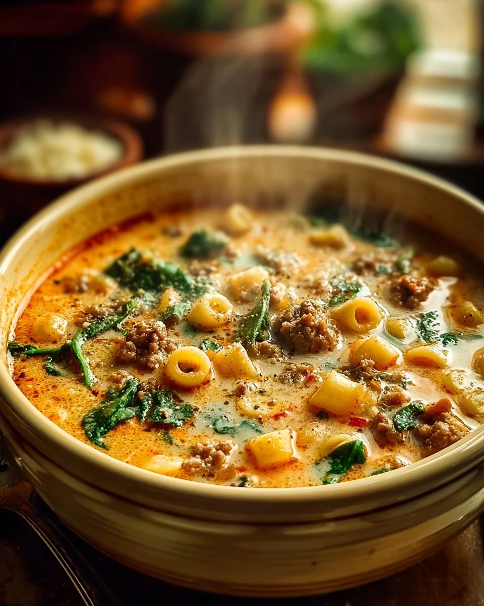 Parmesan Italian Sausage Ditalini Soup 23 Creamy Parmesan Italian Sausage Ditalini Soup