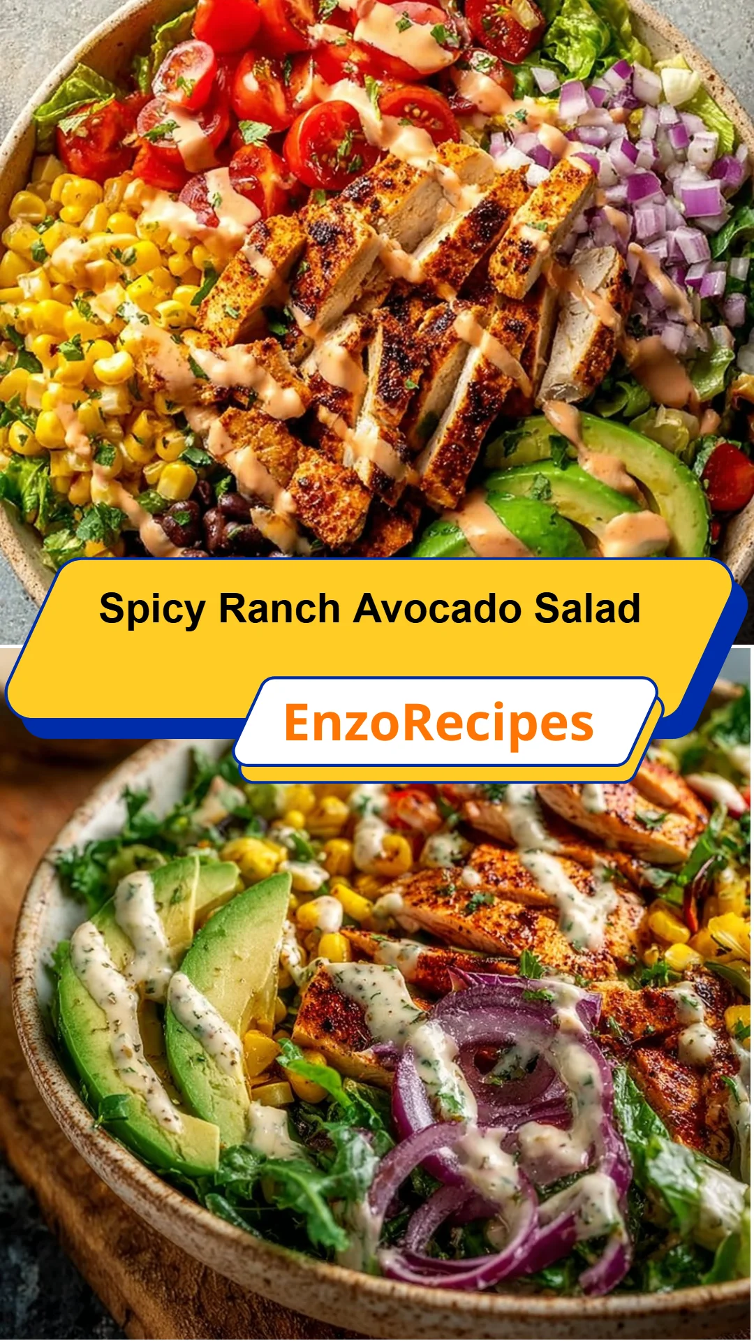 Spicy Ranch Avocado Salad 34 Spicy Ranch Avocado Salad