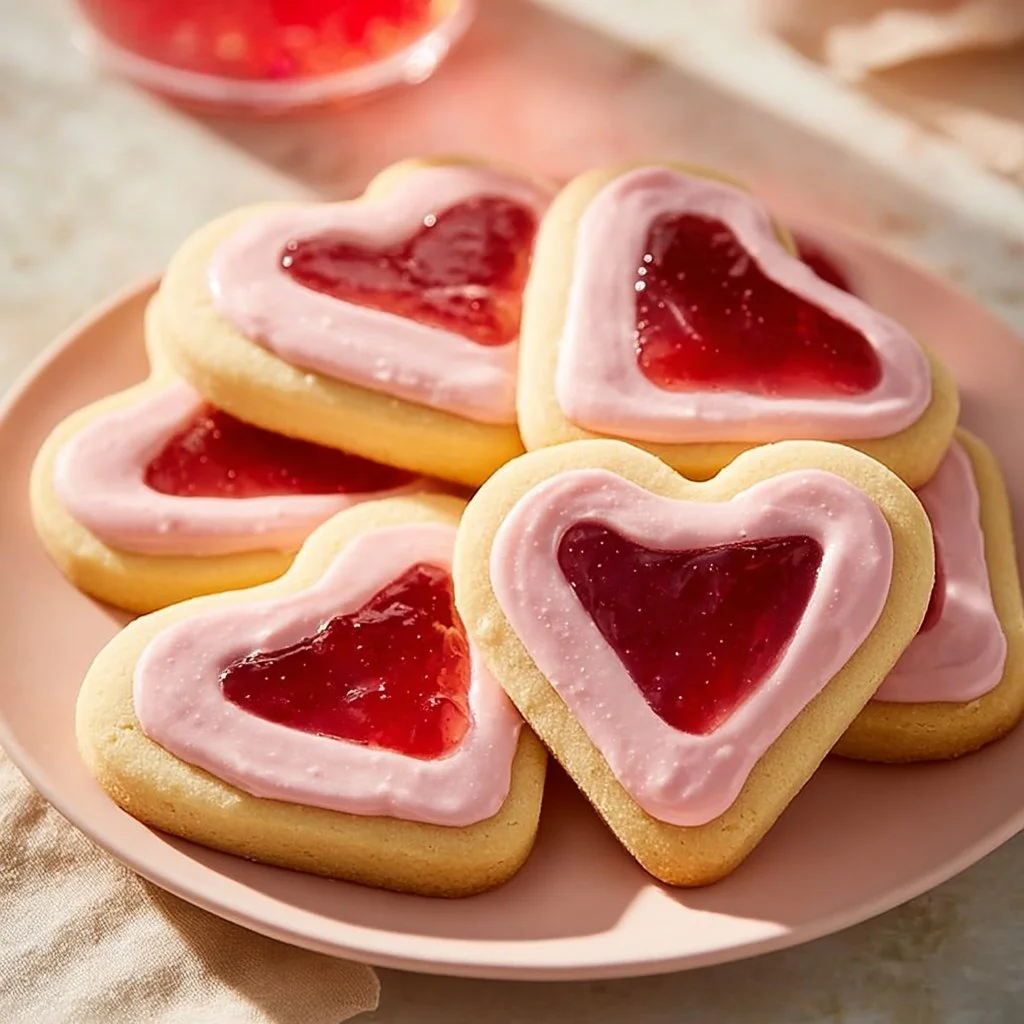 Strawberry Shortbread Cookies 25 Best Heart-Shaped Strawberry Shortbread Cookies