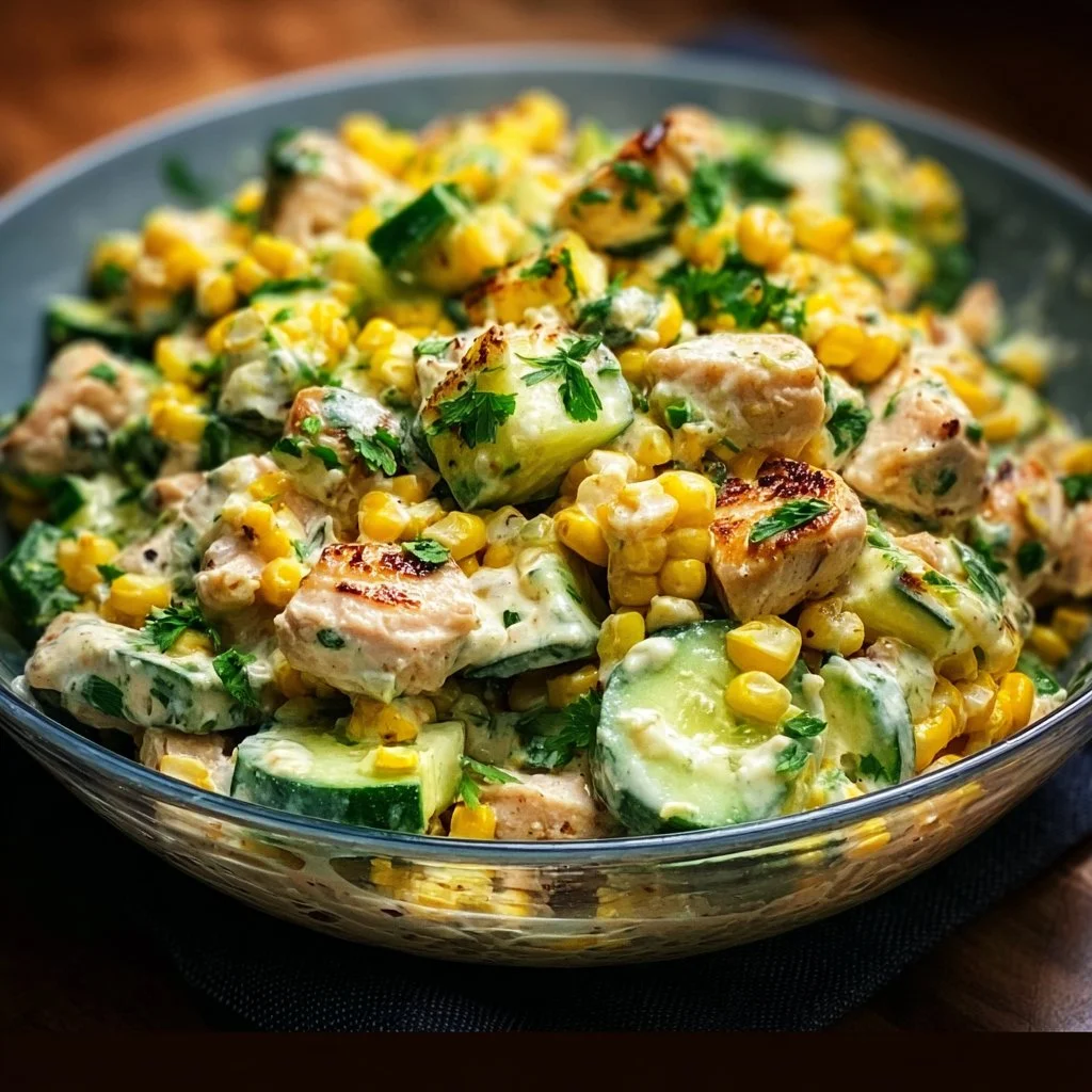 Street Corn Creamy Cucumber Chicken Salad 25 Street Corn Creamy Cucumber Chicken Salad: An Amazing Ultimate Recipe