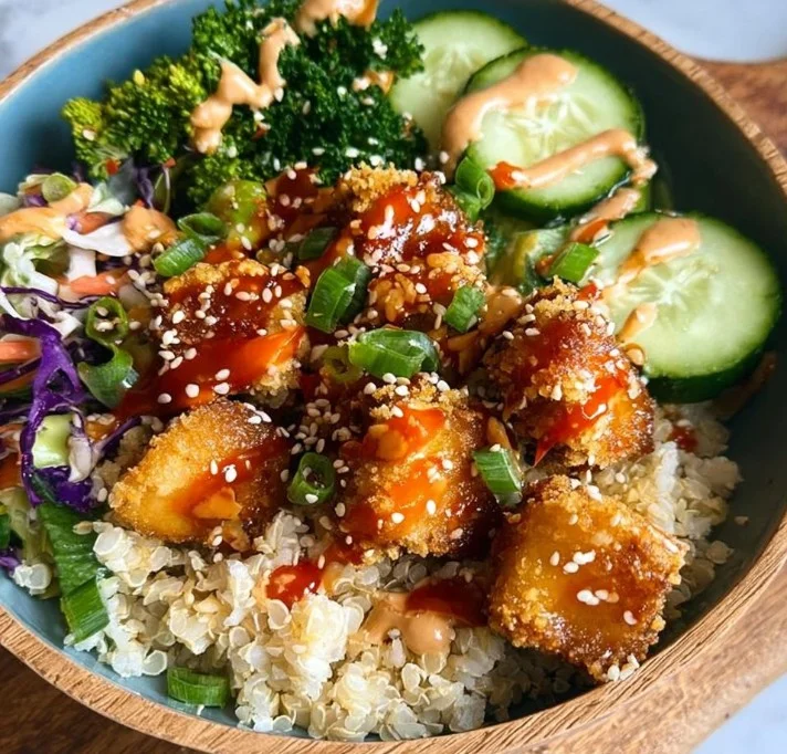 Bang Bang Salmon Bowls 26 Crispy Bang Bang Salmon Bites Bowls