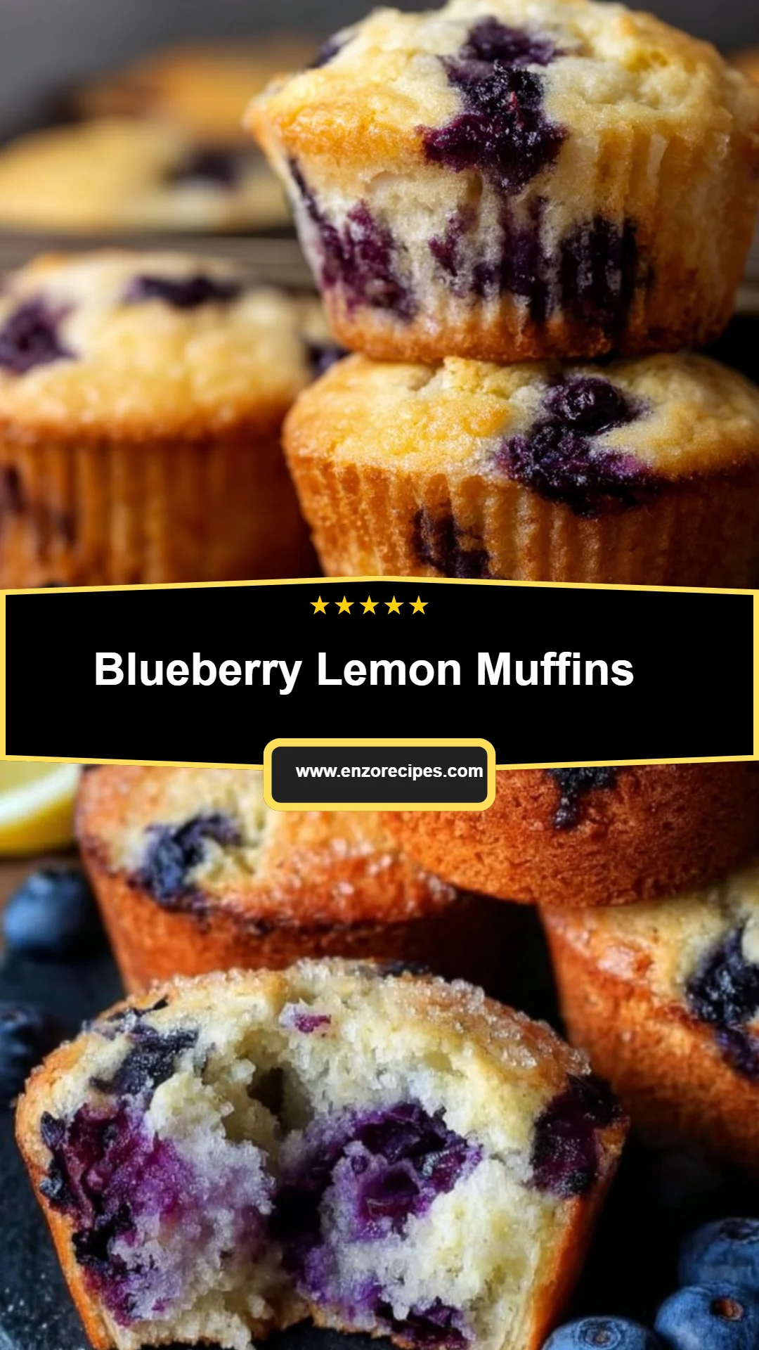 Blueberry Lemon Muffins 28 Blueberry Lemon Muffins