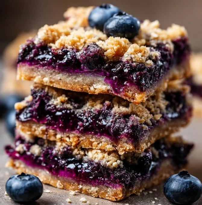 Blueberry Oatmeal Bars 22 Blueberry Oatmeal Bars
