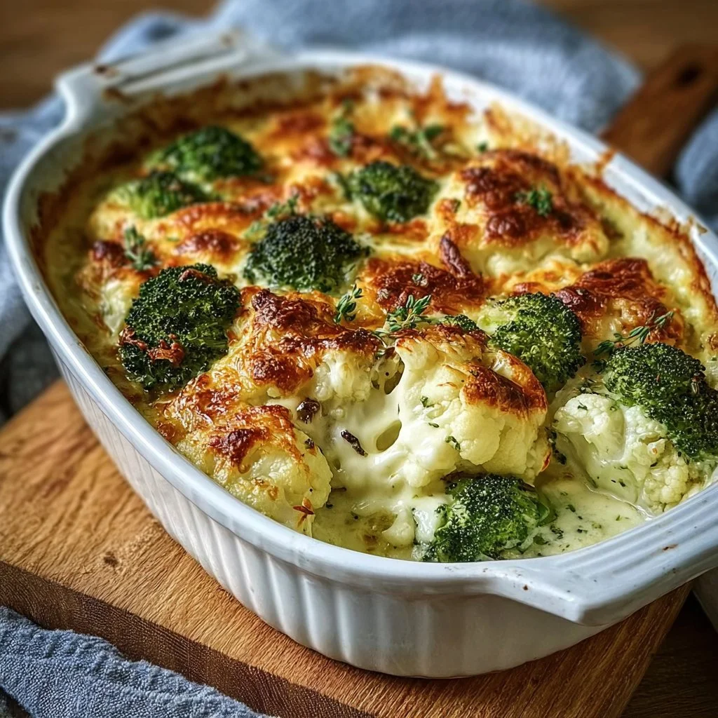 Broccoli Cauliflower Cottage Cheese Casserole 7 Broccoli Cauliflower Cottage Cheese Casserole
