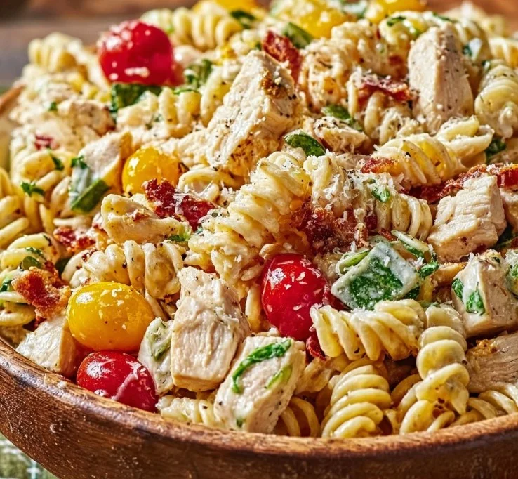 Chicken Club Pasta Salad for Light, Flavorful Summer Feasts