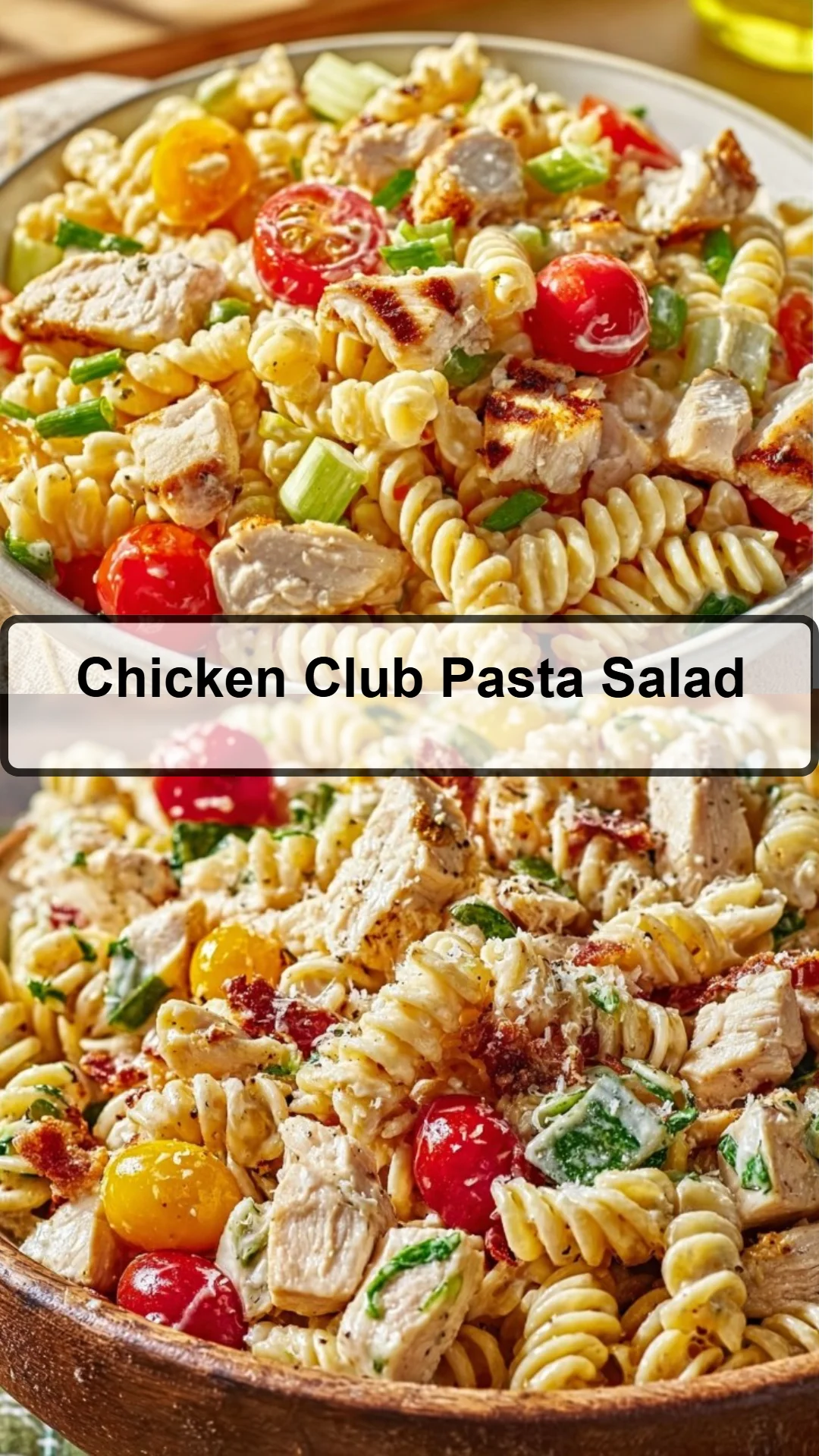 Chicken Club Pasta Salad 23 Chicken Club Pasta Salad