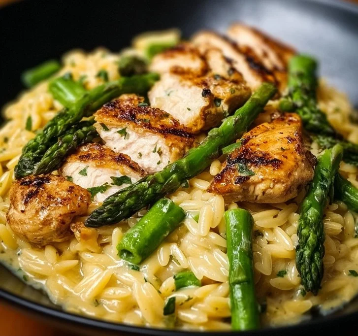 Creamy Asparagus Orzo 20 Creamy Parmesan Orzo