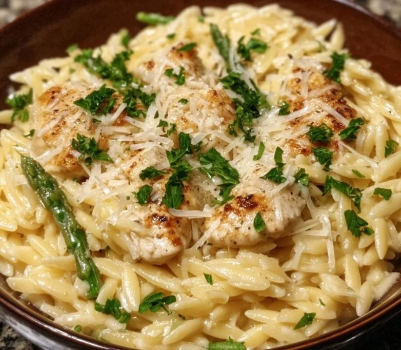 Creamy Asparagus Orzo 21 Creamy Parmesan Orzo