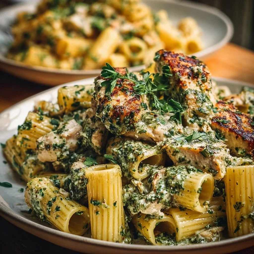 Creamy Pesto Chicken Pasta Bake 6 Creamy Pesto Chicken Pasta Bake