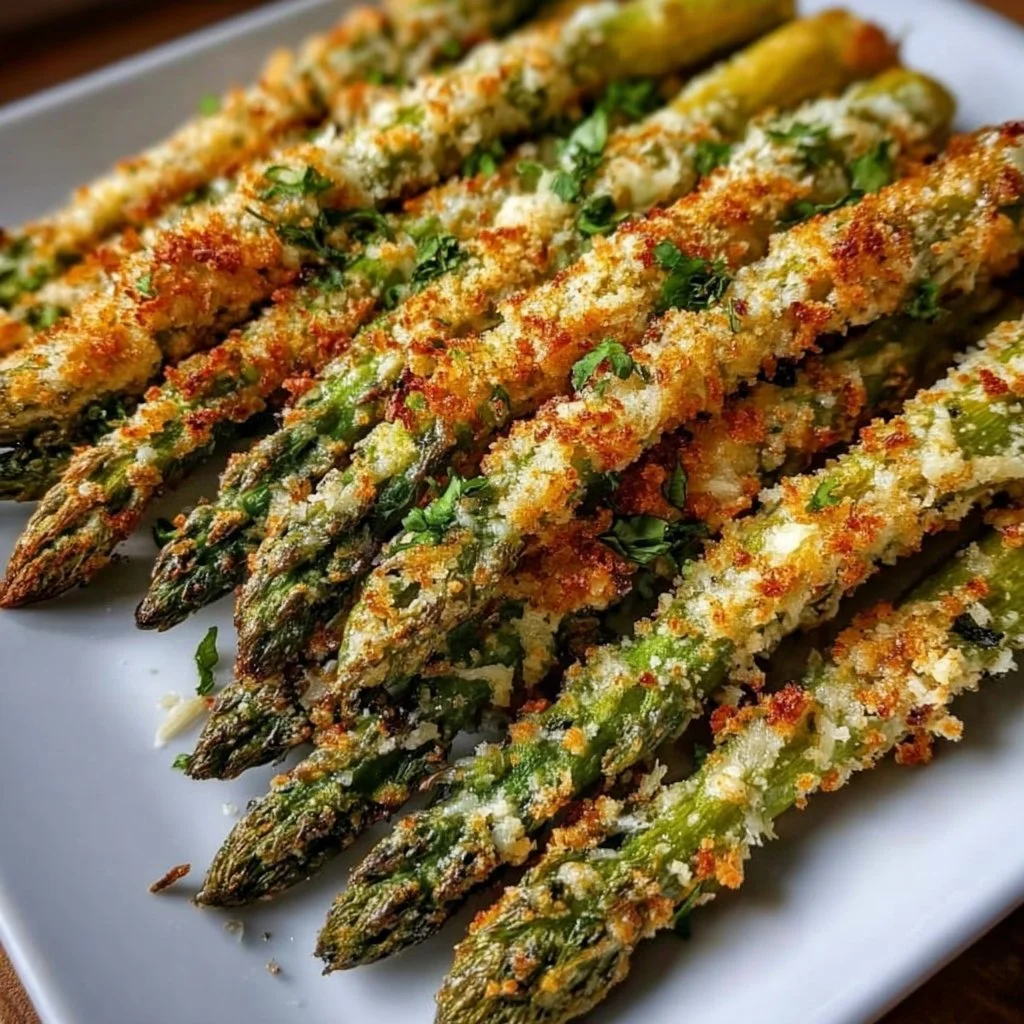 Crispy Parmesan Asparagus 7 Crispy Parmesan Asparagus Sticks