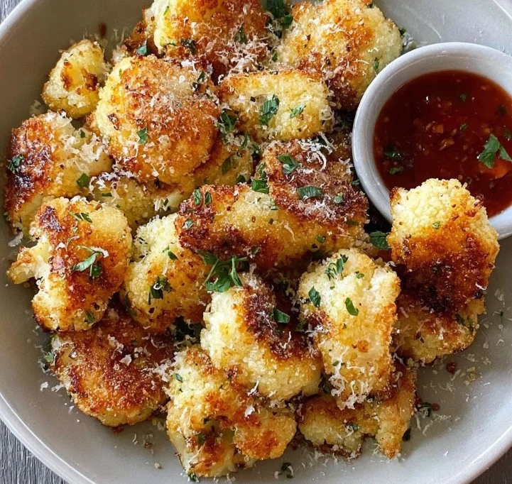 Crispy Parmesan Cauliflower 7 Crispy Parmesan Cauliflower Bites You'll Crave Forever