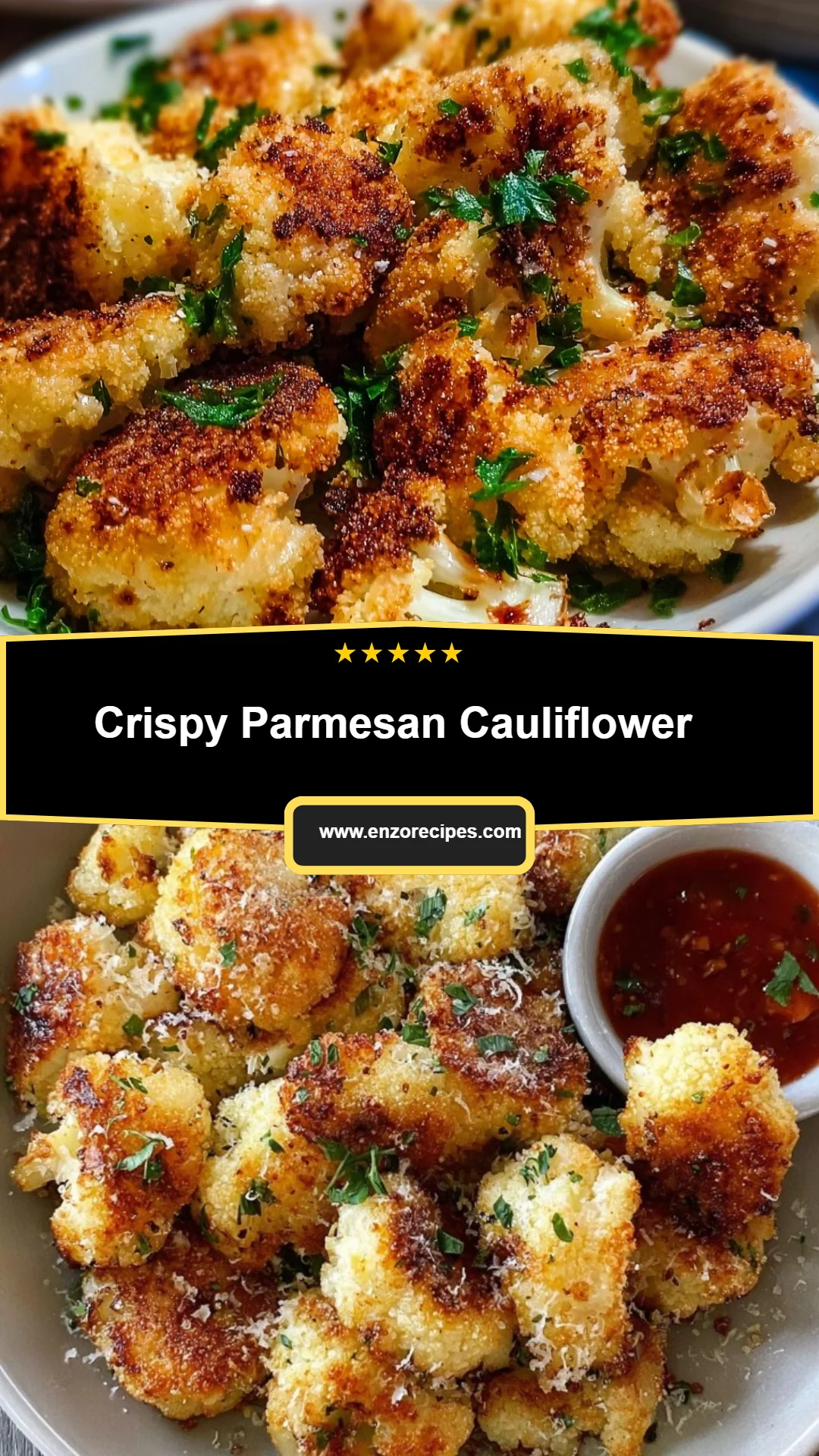 Crispy Parmesan Cauliflower 8 Crispy Parmesan Cauliflower