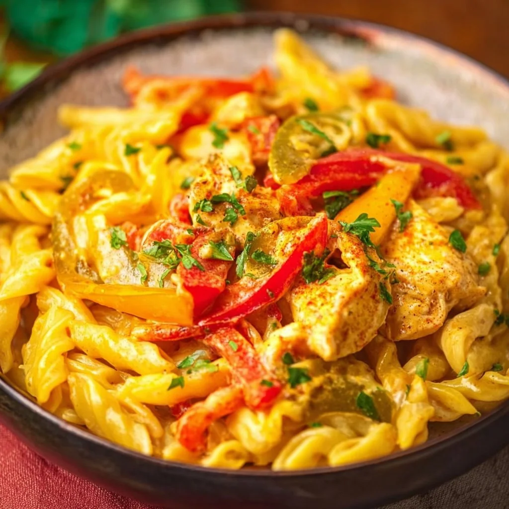Crockpot Chicken Fajita Pasta 7 Crockpot Chicken Fajita Pasta
