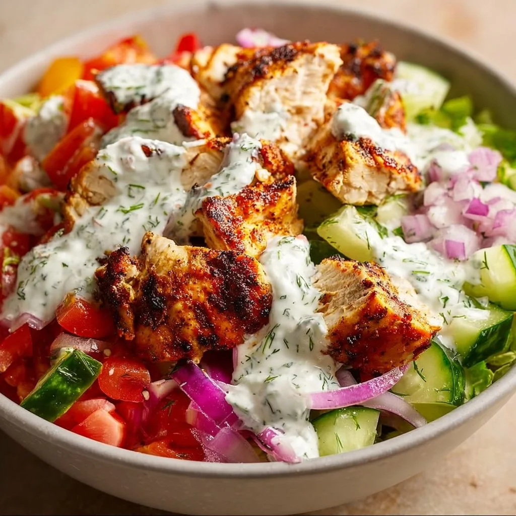 Dill Chicken Bowls 21 High Protein Mediterranean Lemon-Dill Chicken Bowls (Easy & Meal Prep Friendly)