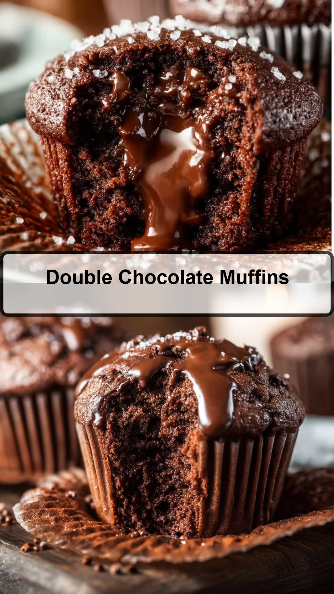 Double Chocolate Muffins 28 Double Chocolate Muffins