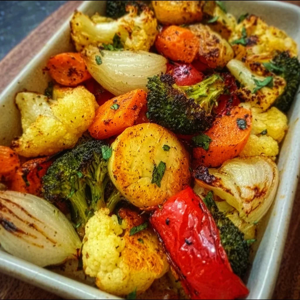 Garlic Roasted Vegetables 7 Garlic Roasted Vegetables