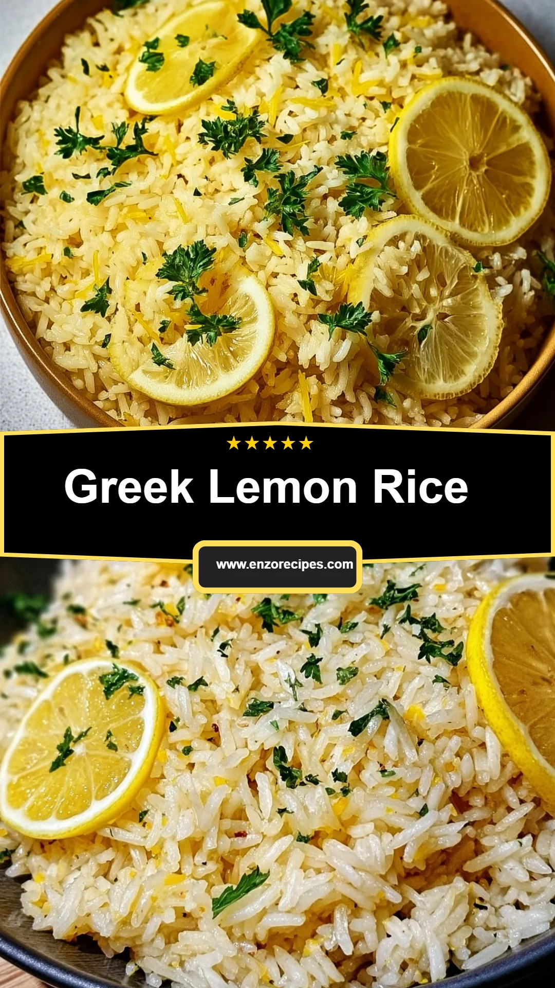 Greek Lemon Rice 8 Greek Lemon Rice