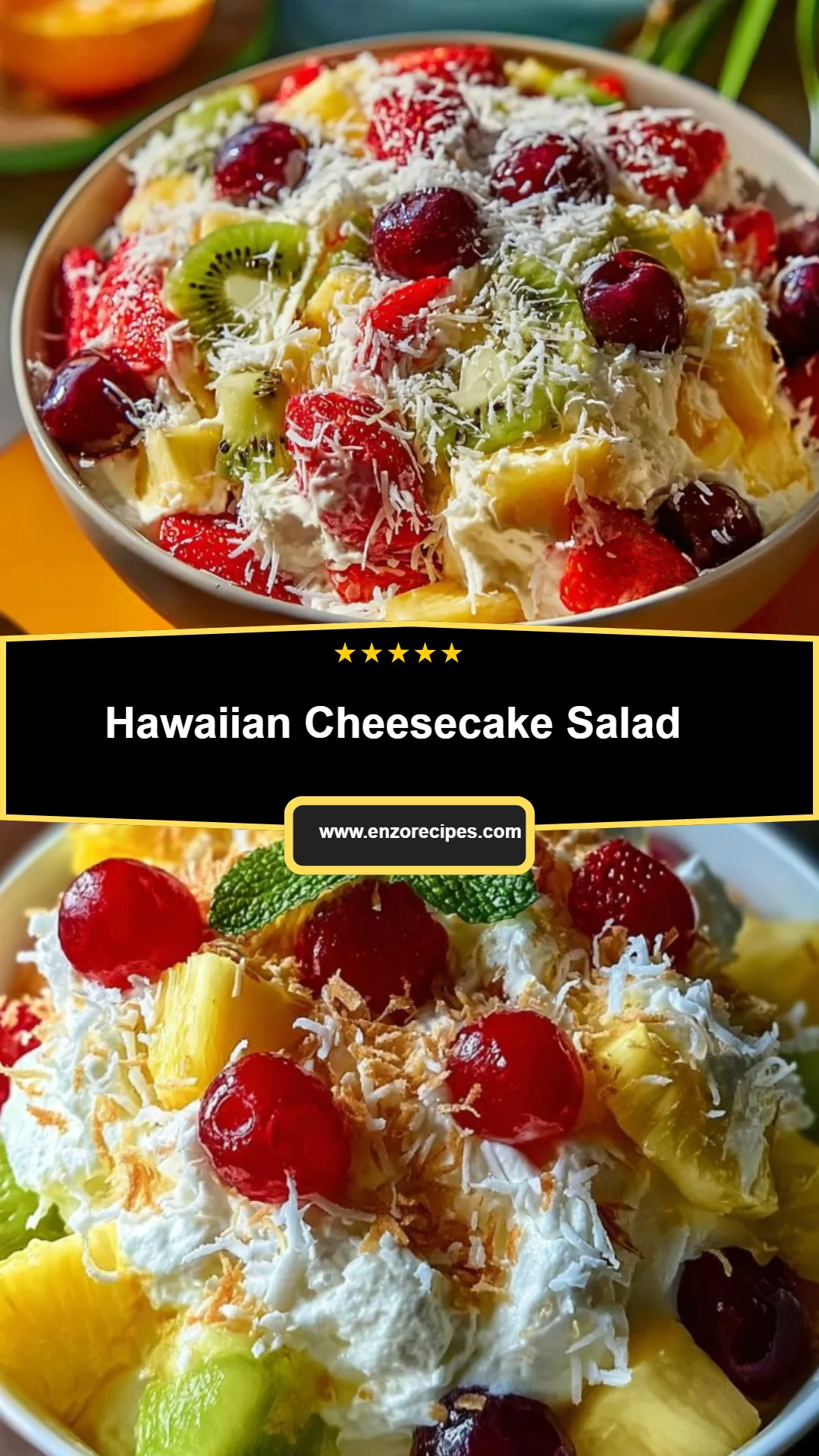 Hawaiian Cheesecake Salad 24 Hawaiian Cheesecake Salad