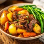 Homestyle Catalina Roast Beef dish served with vegetables