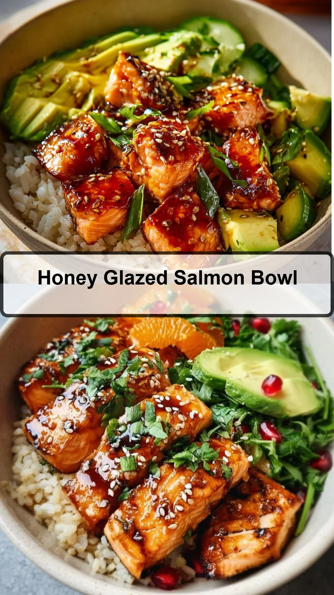 Honey Glazed Salmon Bowl 24 Honey Glazed Salmon Bowl