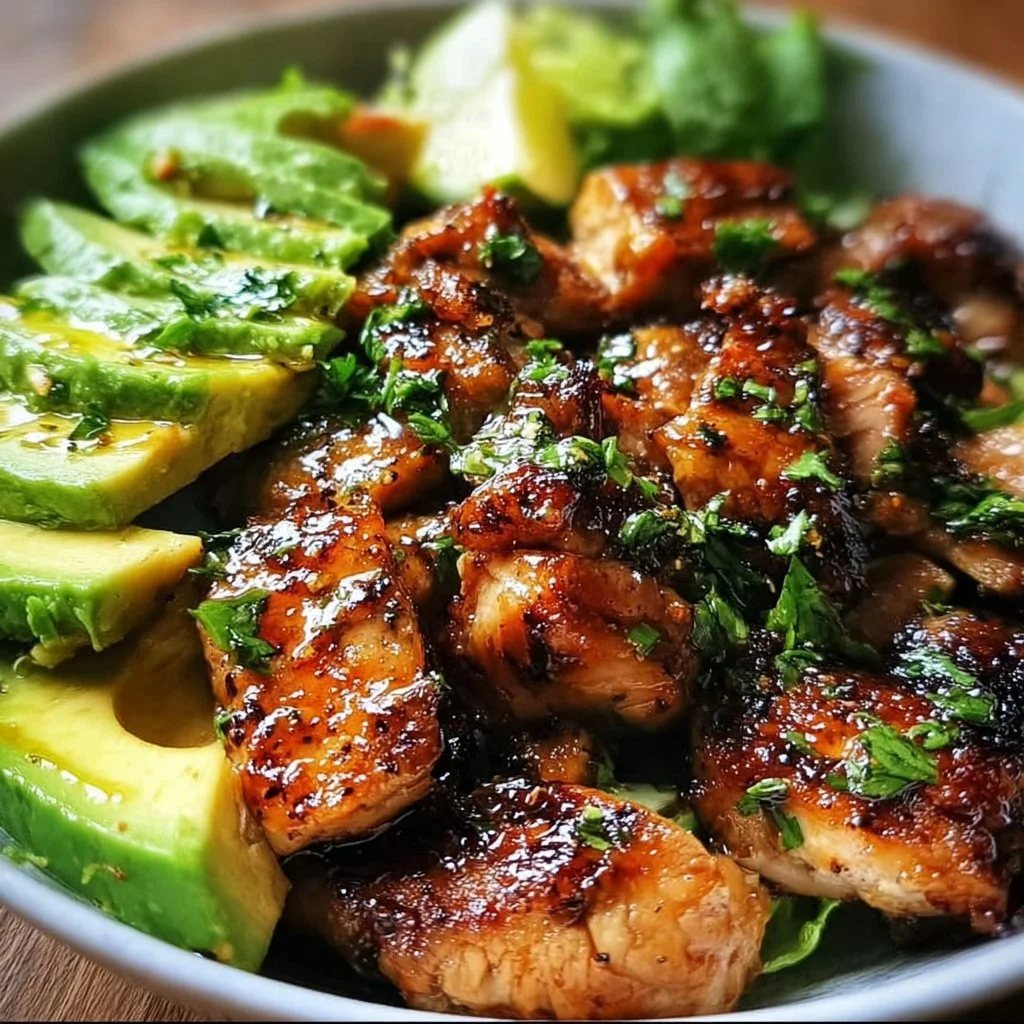 Honey Lime Chicken Avocado Salad 30 Honey Lime Chicken Avocado Salad