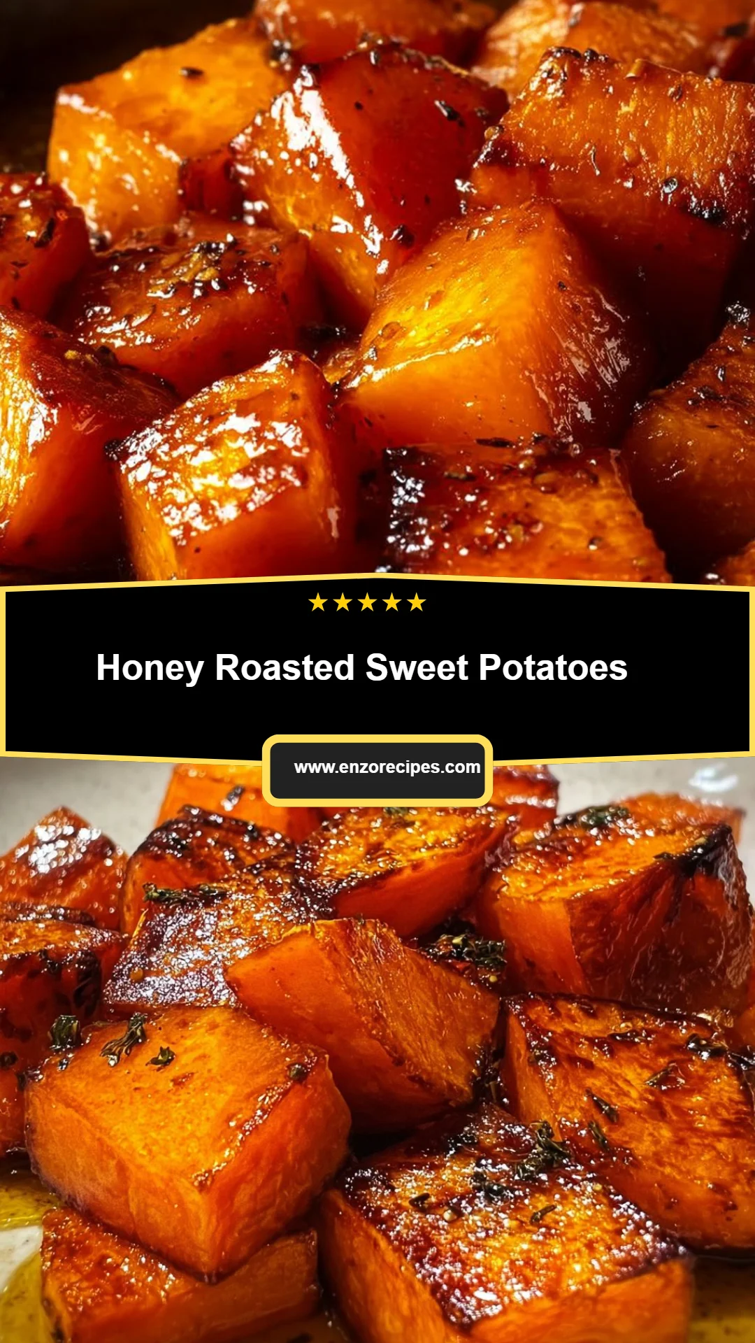 Honey Roasted Sweet Potatoes 8 Honey Roasted Sweet Potatoes