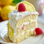 Ina Garten's scrumptious lemon cake topped with lemon glaze.