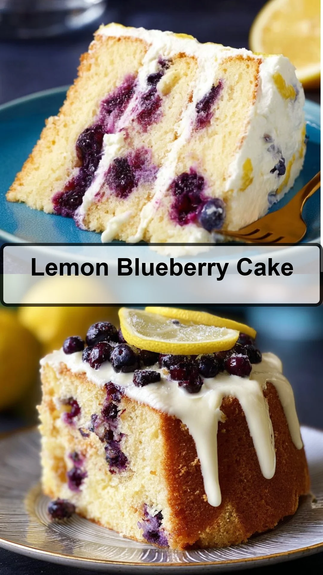 Lemon Blueberry Cake 8 Lemon Blueberry Cake